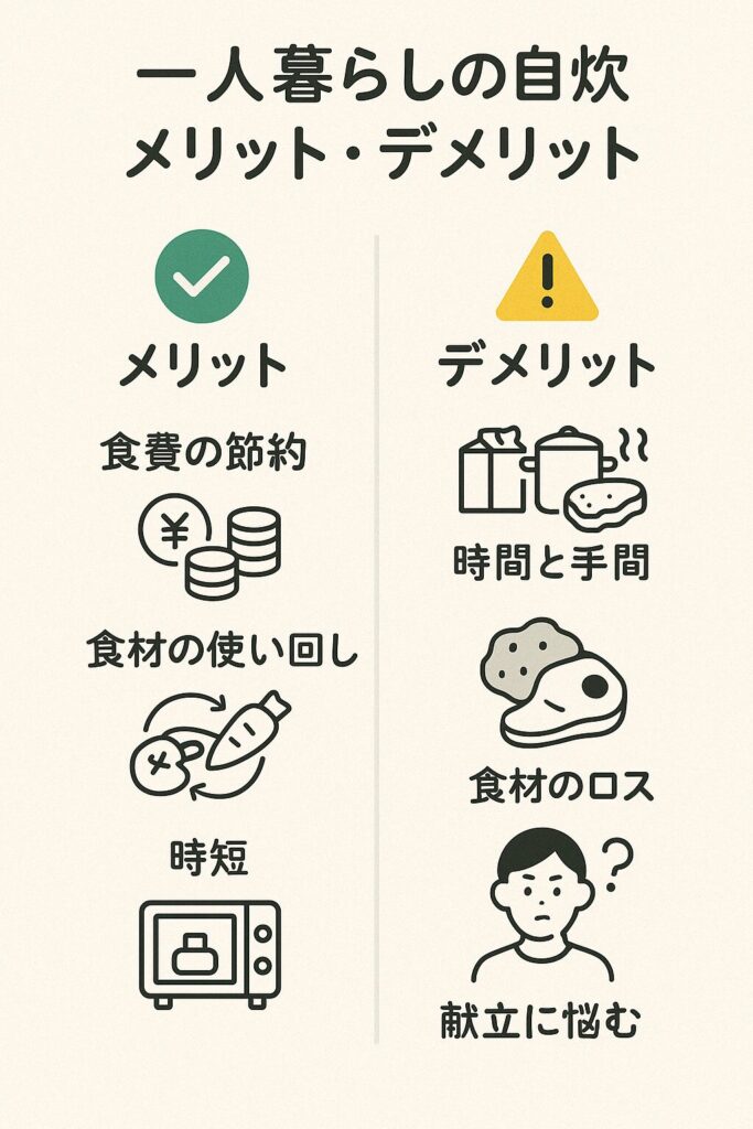 自炊のメリット&デメリット